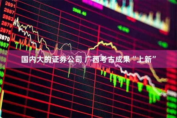 国内大的证券公司 广西考古成果“上新”