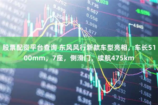 股票配资平台查询 东风风行新款车型亮相，车长5100mm，7座，侧滑门，续航475km